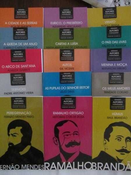 Coleção Completa "Grandes Autores Portugueses" 17 livros a 7 euros