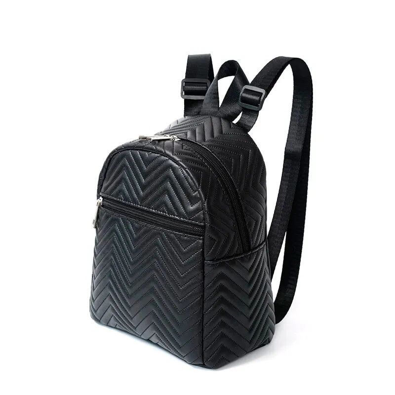 Стильный женский рюкзак чёрного цвета