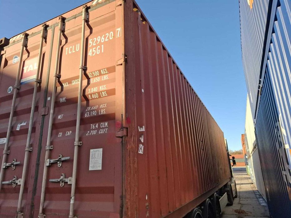 Kontener magazynowy 40HC (12 m) używany - Transport Cała Polska