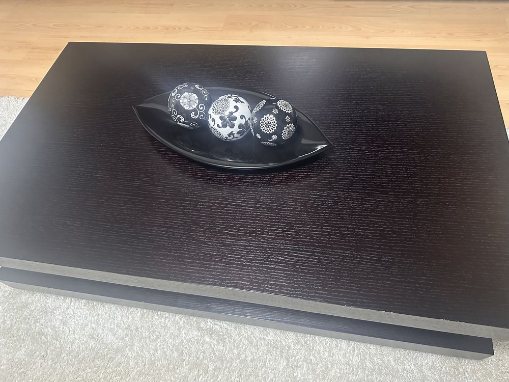Mesa de centro de madeira robusta 120 cm comprimento  70cm 35cm altura