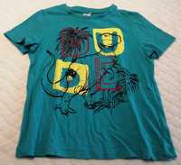 Koszulka, krótki rękaw, T-shirt, dinozaur, 116, C&A (Odzież)