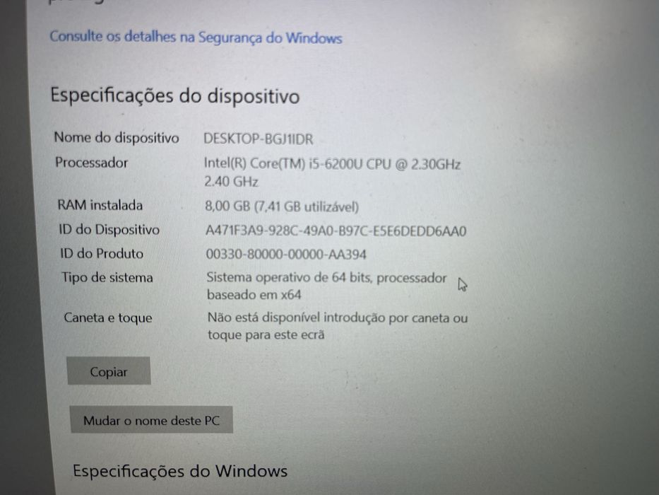 Lenovo Thinkpad x1 Carbon i5-6200U, 8GB RAM, 256 GB NVMe M.2 SSD
