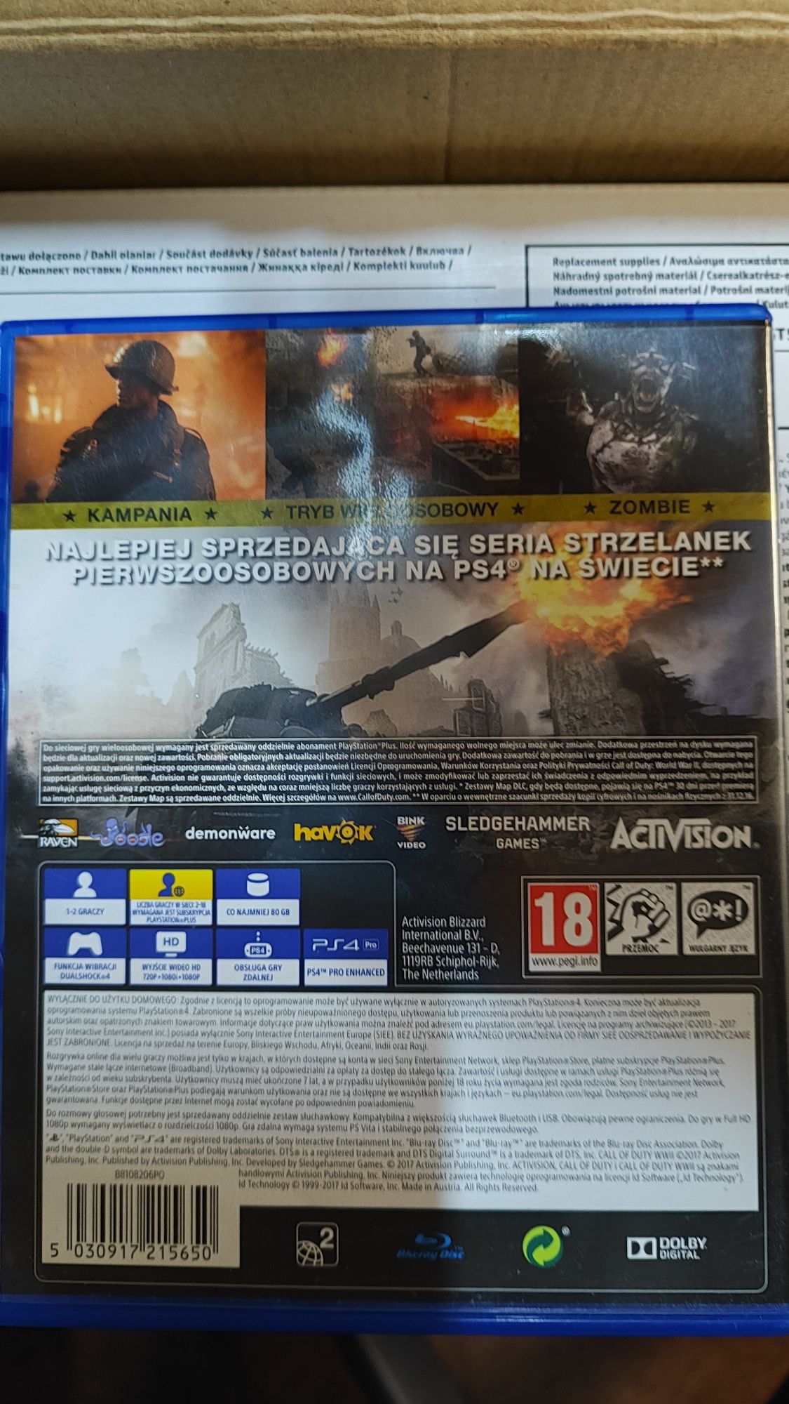 Call of Duty WWII PL po polsku PS4 PlayStation 4