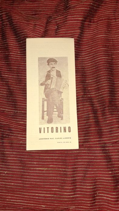 Vitorino prospecto brochura mundo canção