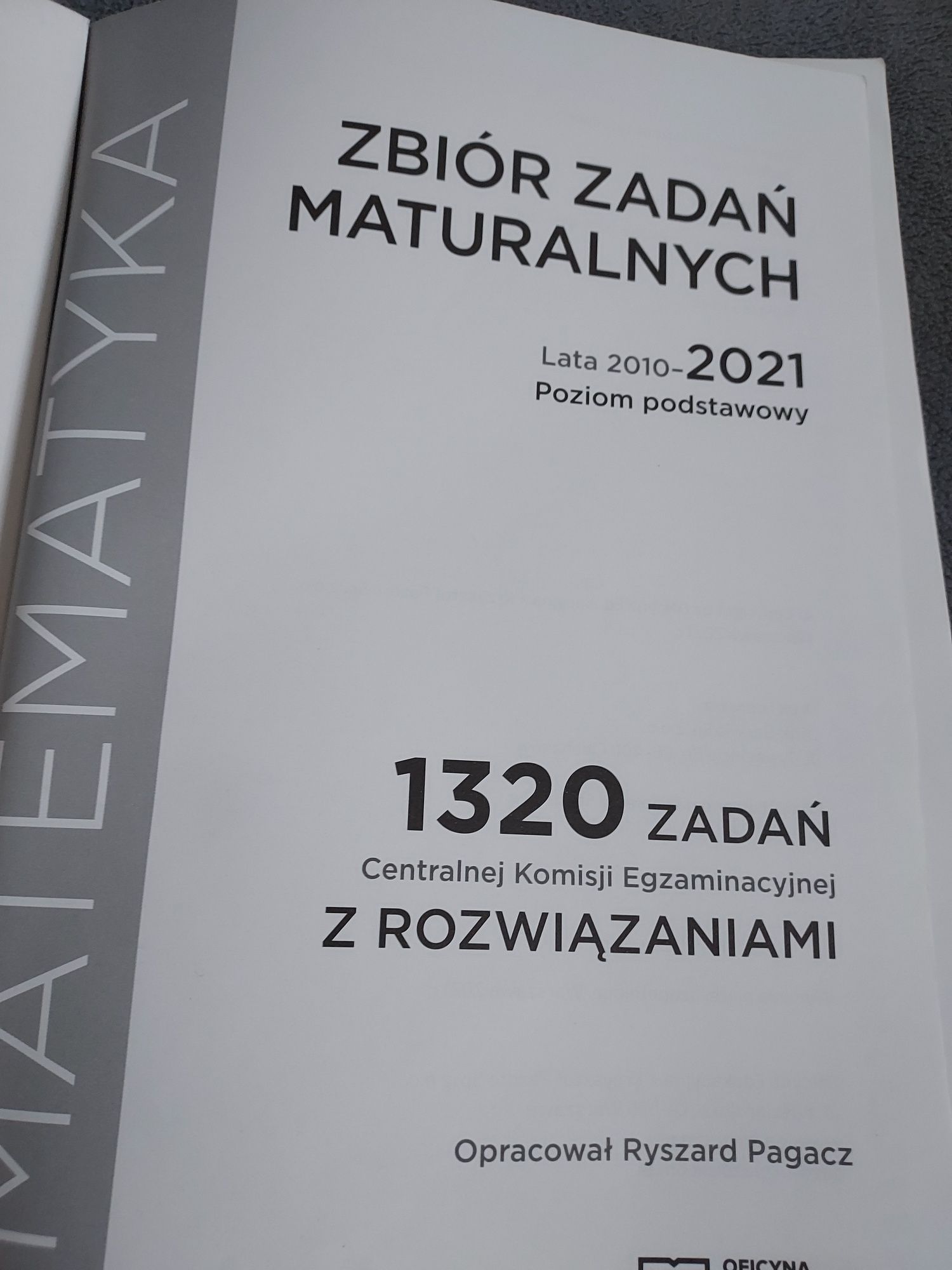 Zbiór zadań maturalnych matematyka matura