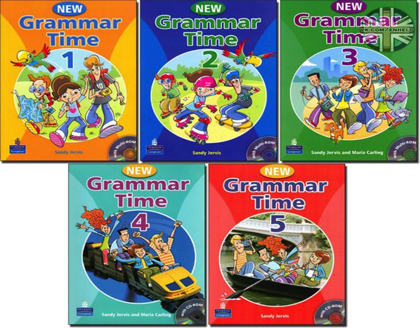 New Grammar Time. Уровни 1-5. Student's Book with Multi-ROM (+CD)