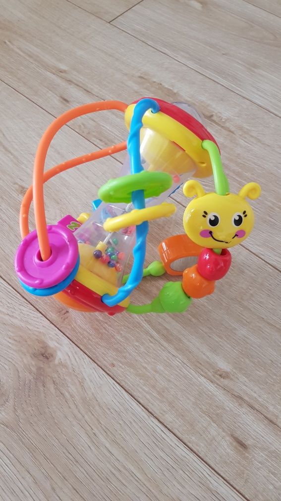 Playskool jamniczek, grzechotka Elefun, grzechotka Kubuś Puchatek, lus