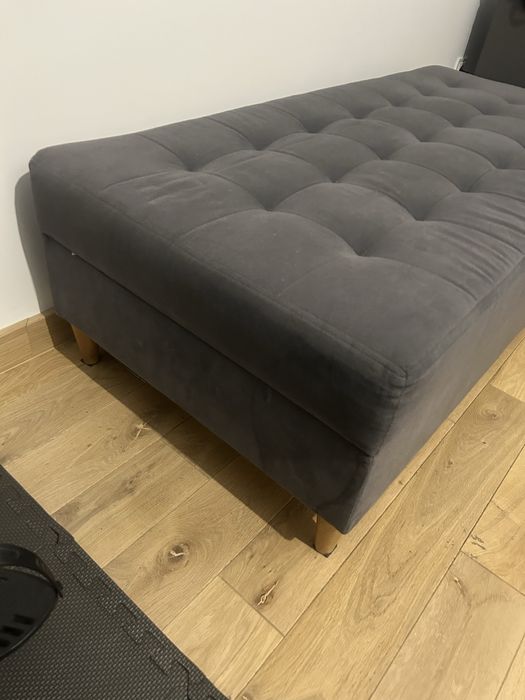 Pufa z pojemnikiem/ duża - 135x67 cm