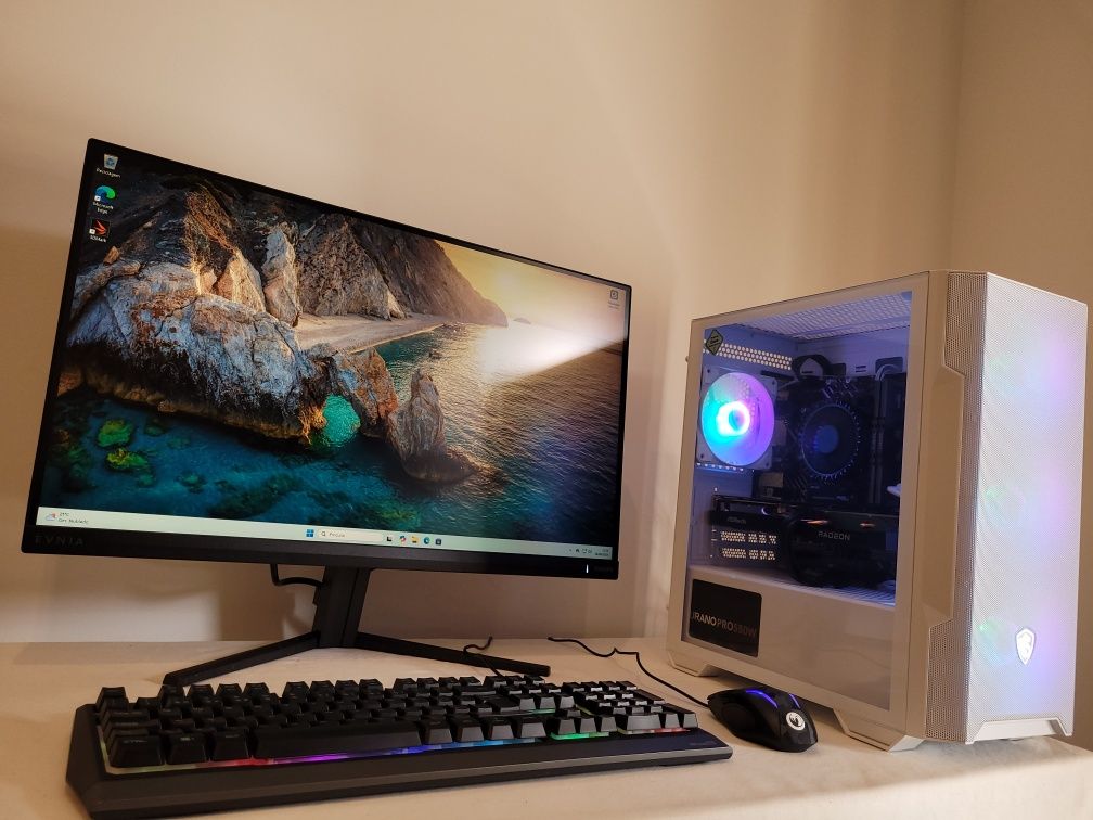 Setup Gaming 14º GEN RX 6600 32GB 1 TB ECRA 27'' 180Hz 1MS PERIFÉRICOS