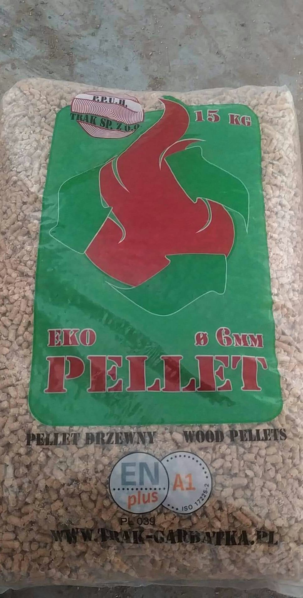 Pellet bez spieków transport