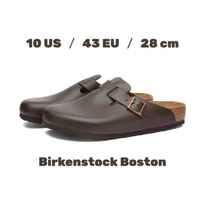 Сабо Birkenstock Boston Leather Brown 43 / 10 US