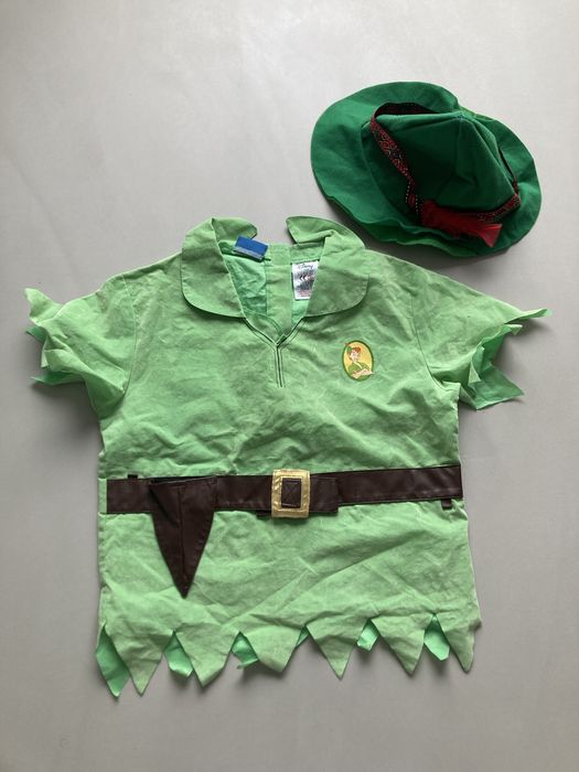 Strój karnawałowy przebranie Piotruś Pan 116/122 cm