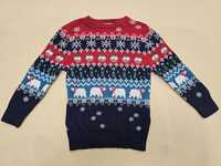 Sweterek wzór świąteczny