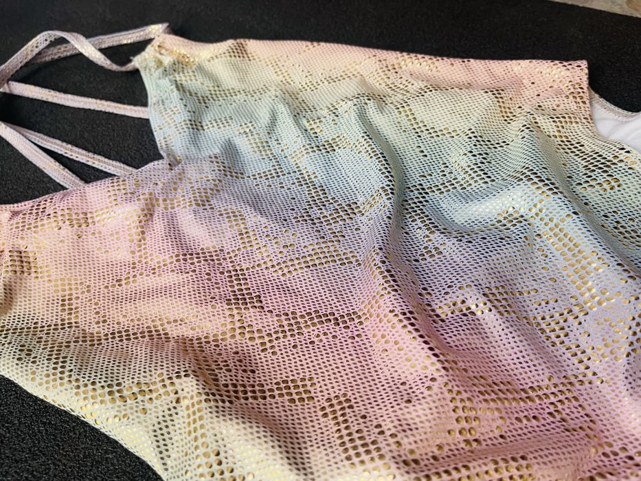 Купальник цельный переливающийся