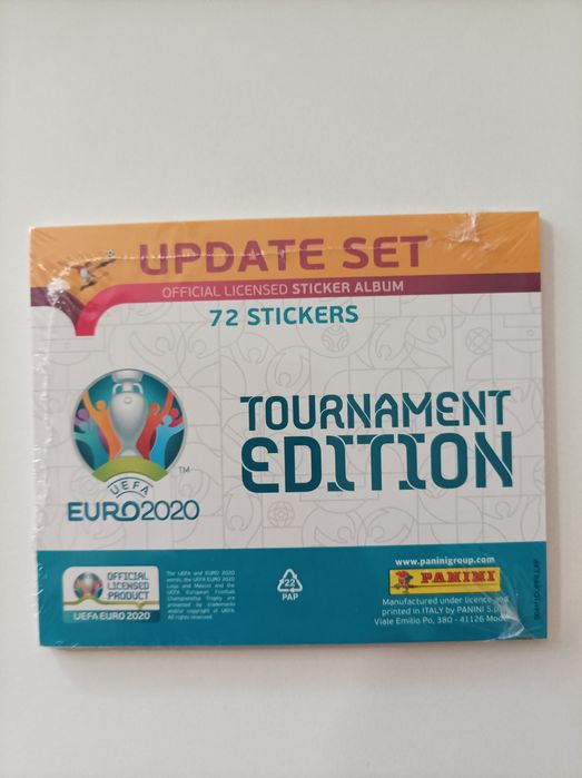 Pack de atualização de cromos Euro 2020