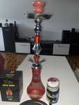Shisha vermelha 45cm