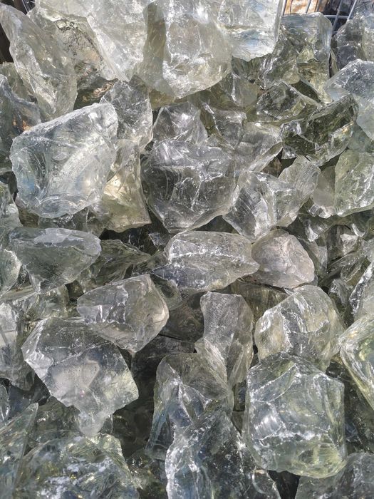 Szkło dekoracyjne przezroczyste białe – frakcja 8–12 cm