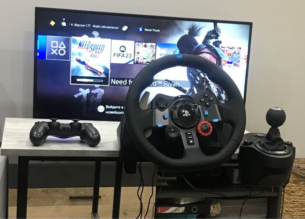 Ігровий руль Logitech G29 + shifter