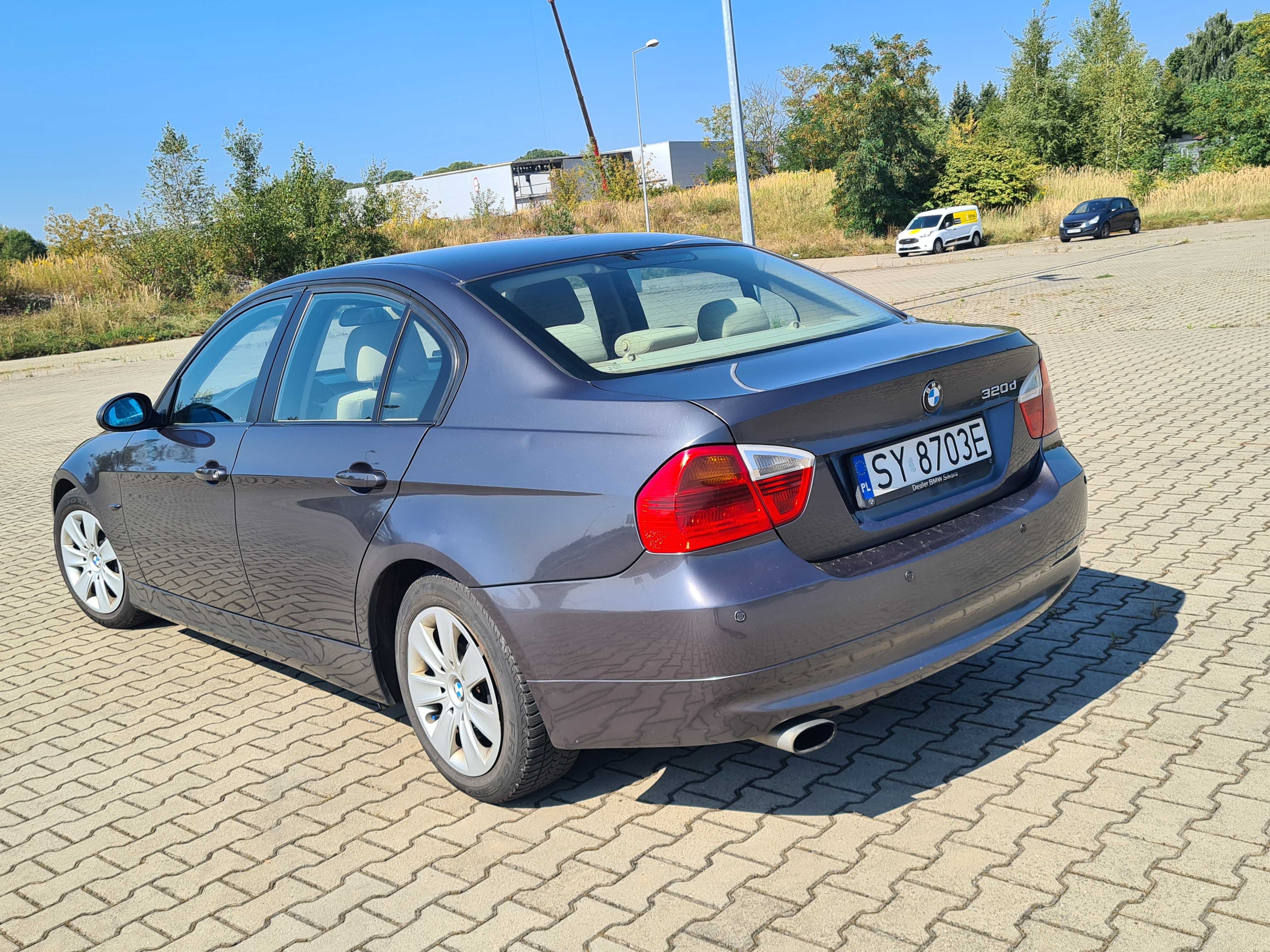 BMW 3 E90 320d 177-KM 2007r, 1-rej 2008! Xenon Climatronic AUTOMAT!