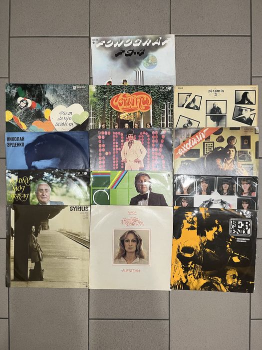 Zestaw 13-tu płyt winylowych. Muzyka rozrywkowa i rockowa