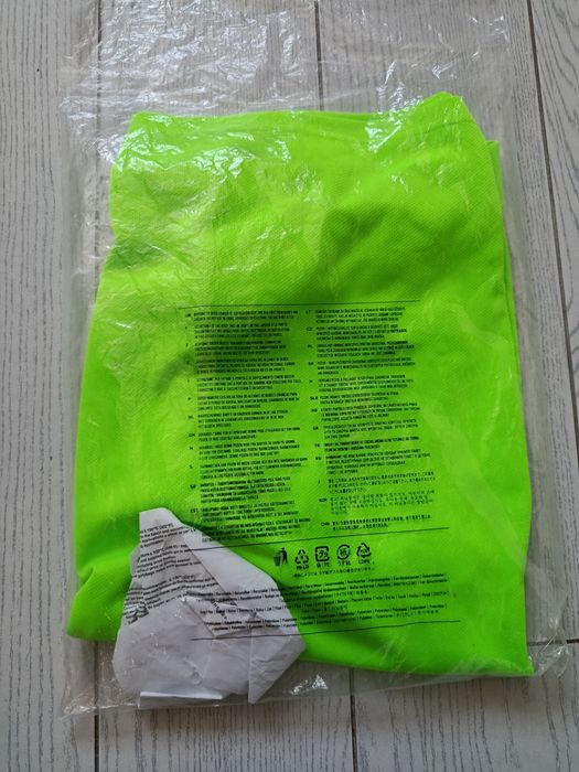 Nowa! Oryginalna Adidas koszulka piłkarska S męska limonkowa (235)