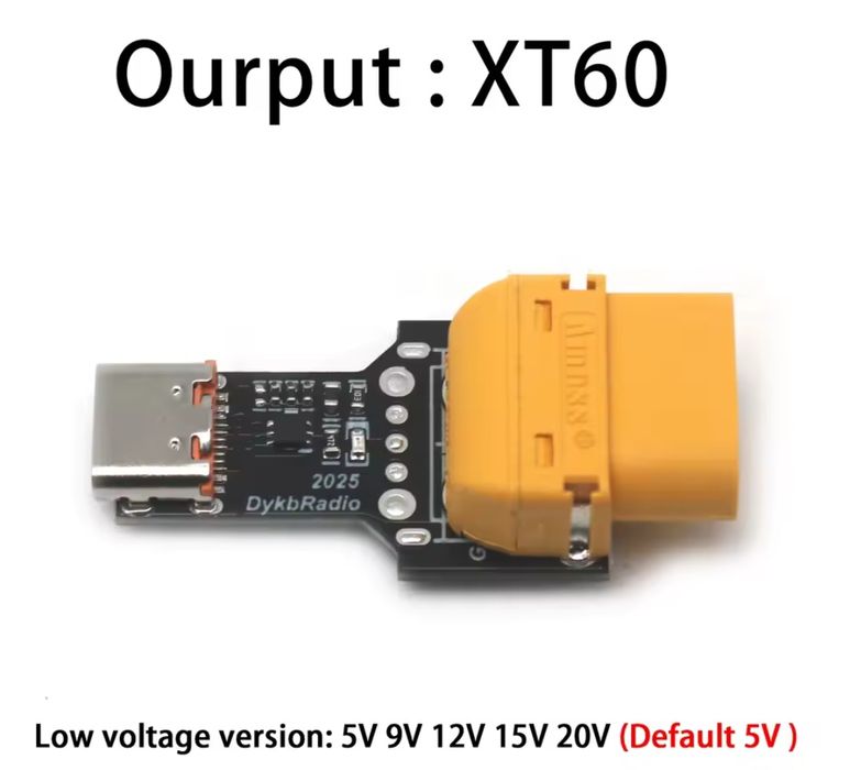 PD3.1 100 Вт USB TYPE-C PD Триггеры напряжения для приманки XT60 DC