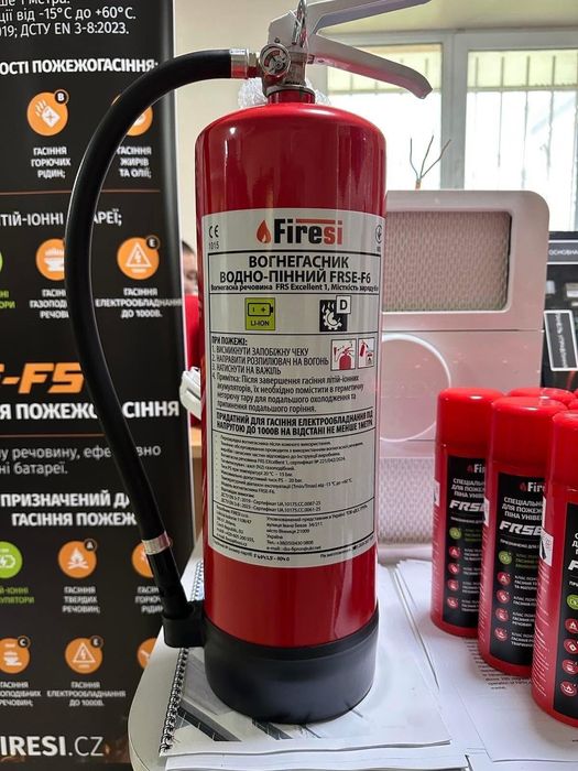 Вогнегасник для ЛІТІЄВИХ батарей! Для ЕЛЕКТРОКАРІВ