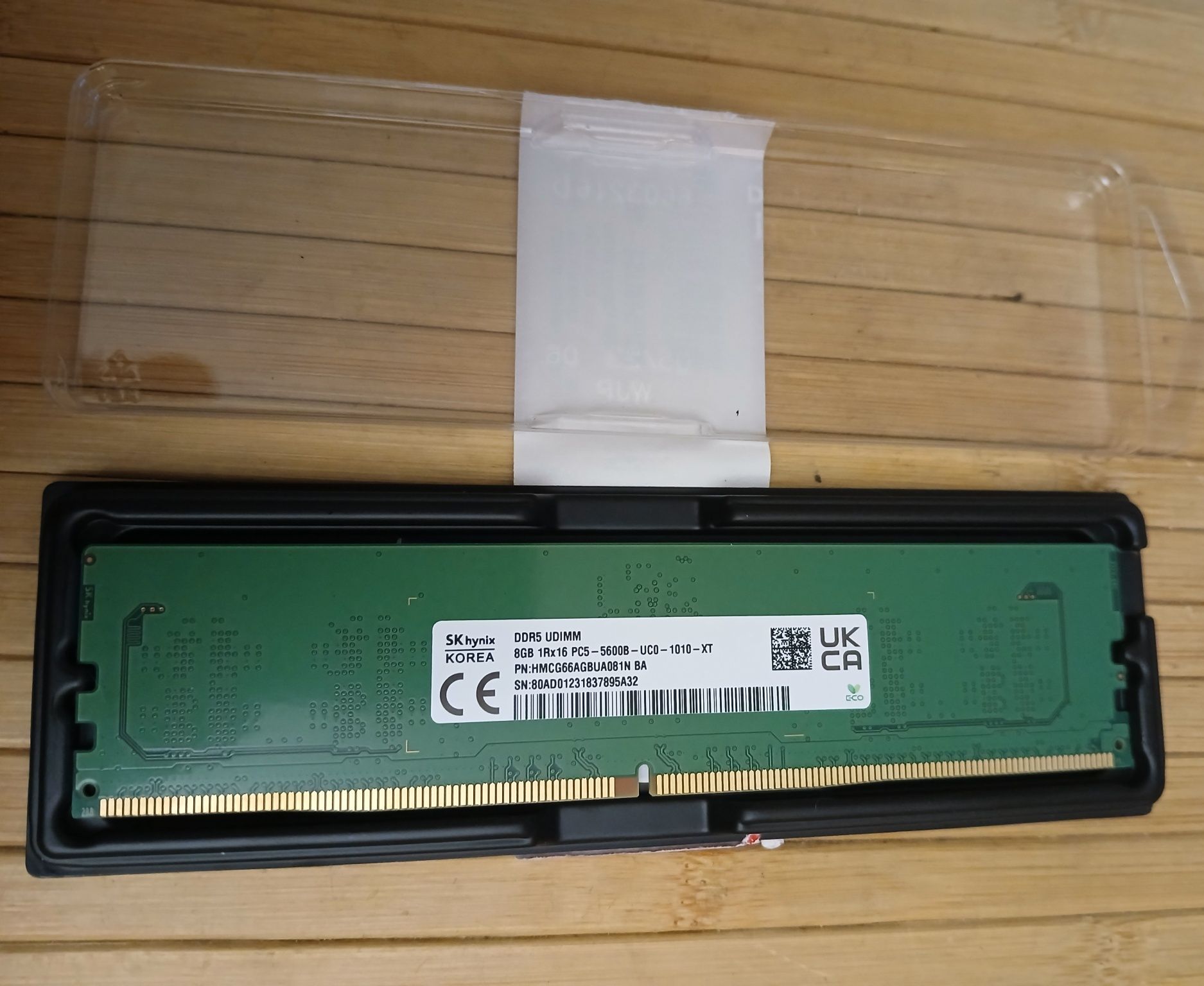 Kości RAM SK Hynix DDR5 PC5-5600B 8GB (dostępne 3 szt.)