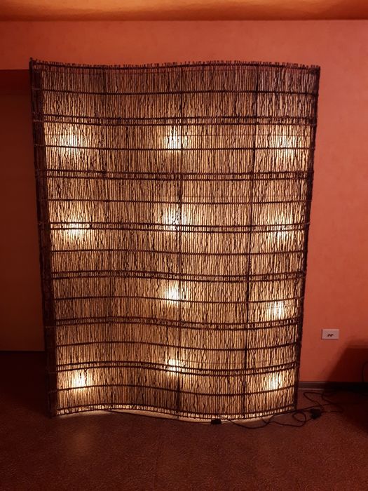 Напольный светильник-ширма