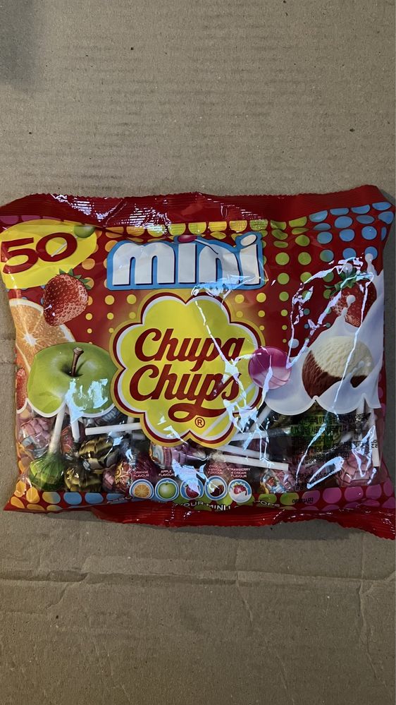 Конфеты на палочке Chupa Chups Цукерки Чупа Чупс міні , середні , XXL