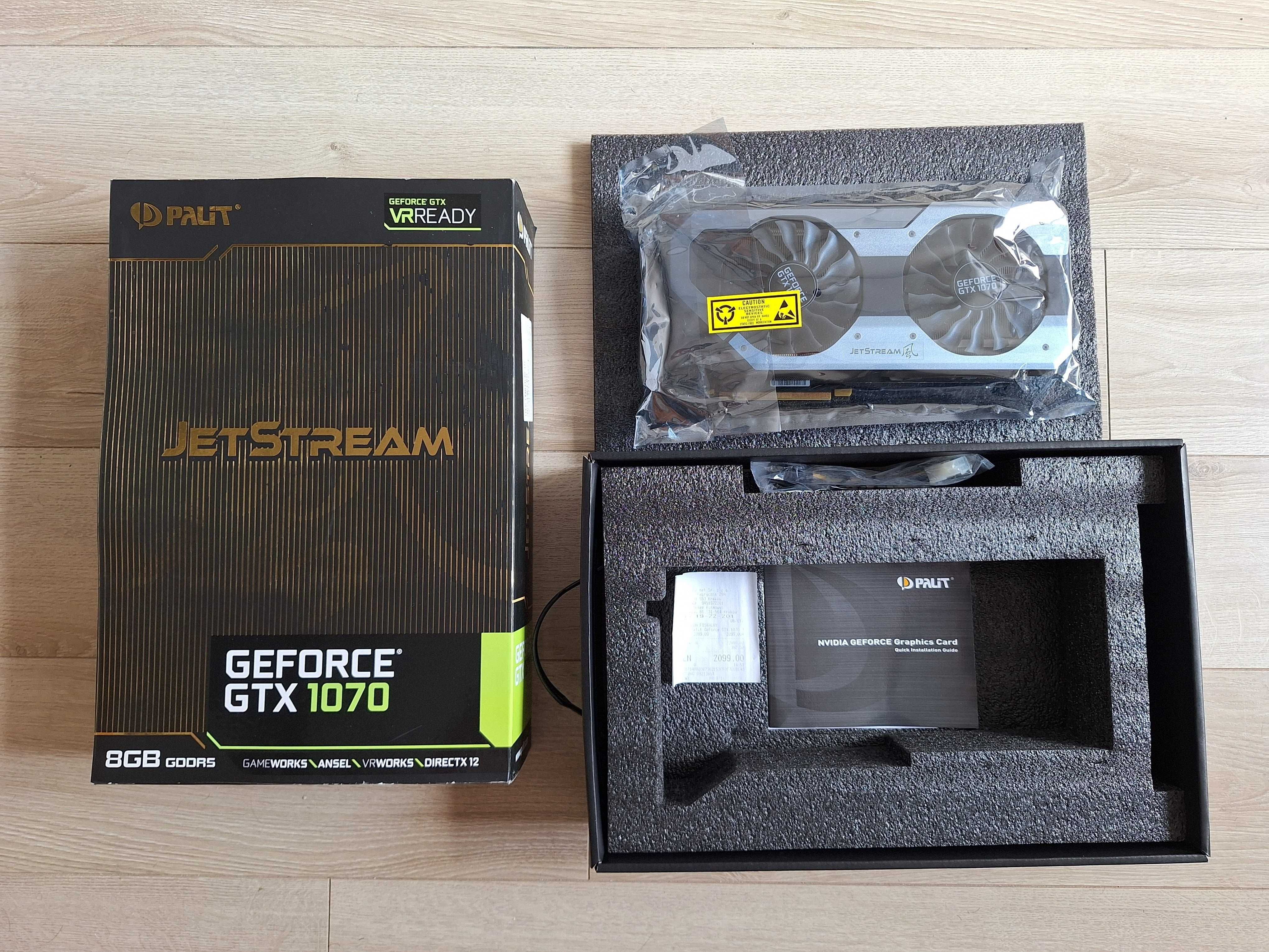 Karta graficzna Palit GeForce GTX 1070 JetStream 8GB GDDR5