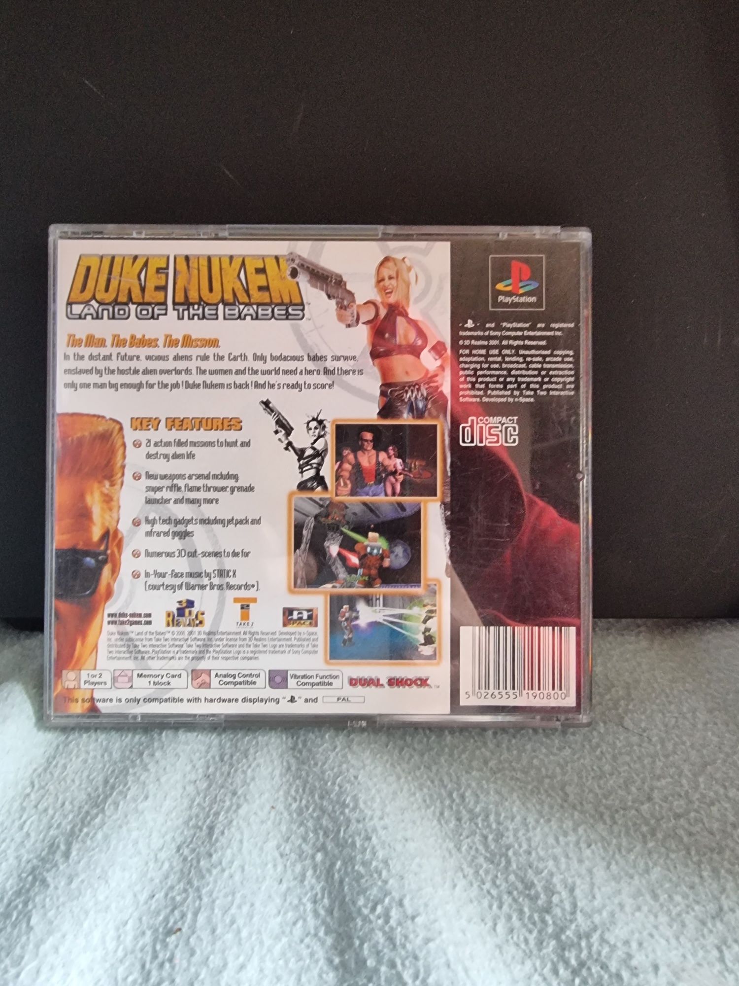 Gra Duke nukem land of the babes [SONY PLAYSTATION]