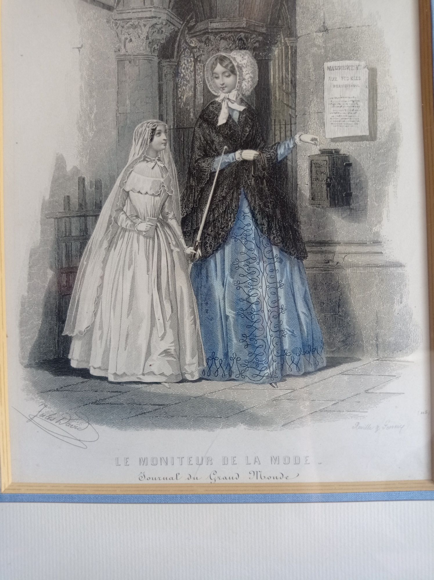 Lithographia " Le moniteur de la mode"