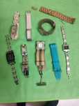 Pulseira cromada da Swatch