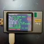 Юсб тестер на TYPE‑C напряжение, ток, емкость и время работы FNB58 USB
