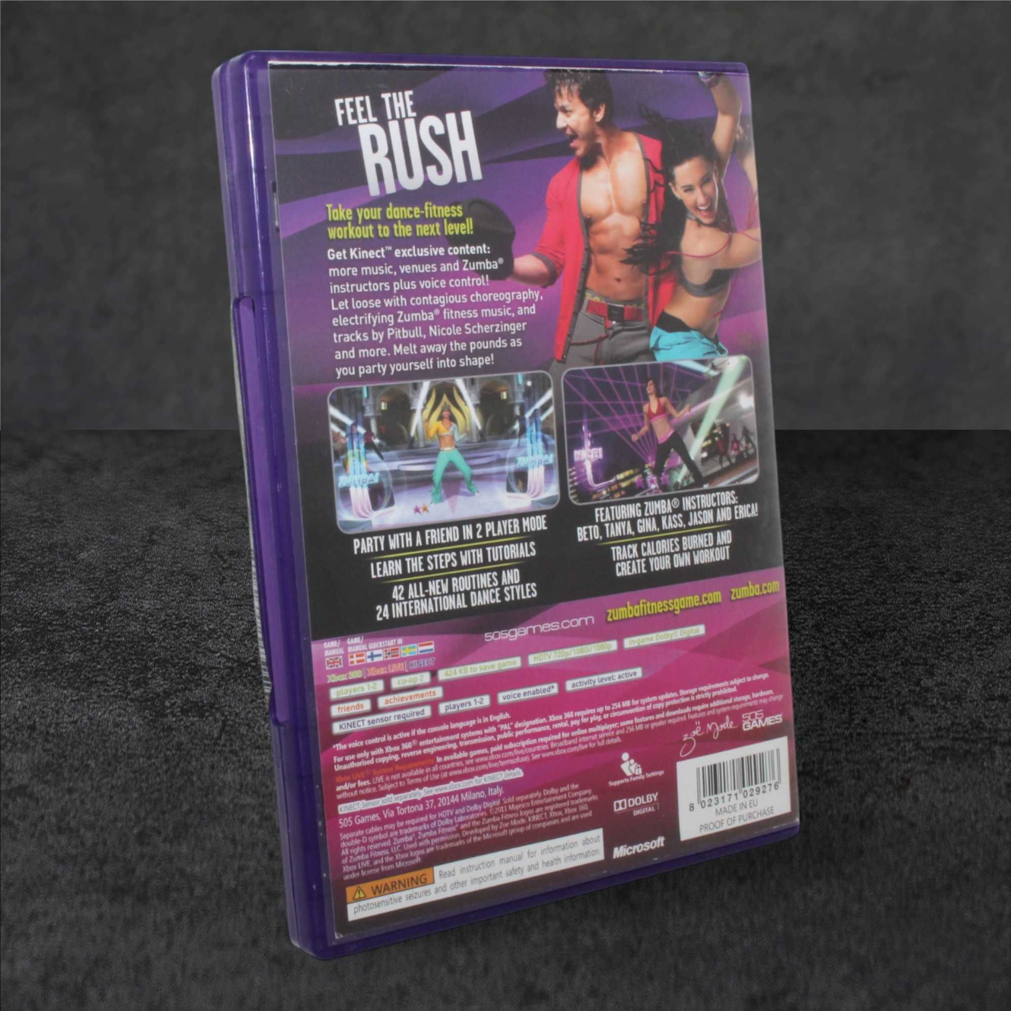 5-/5 KINECT Zumba Fitness Rush Xbox 360 GameBAZA