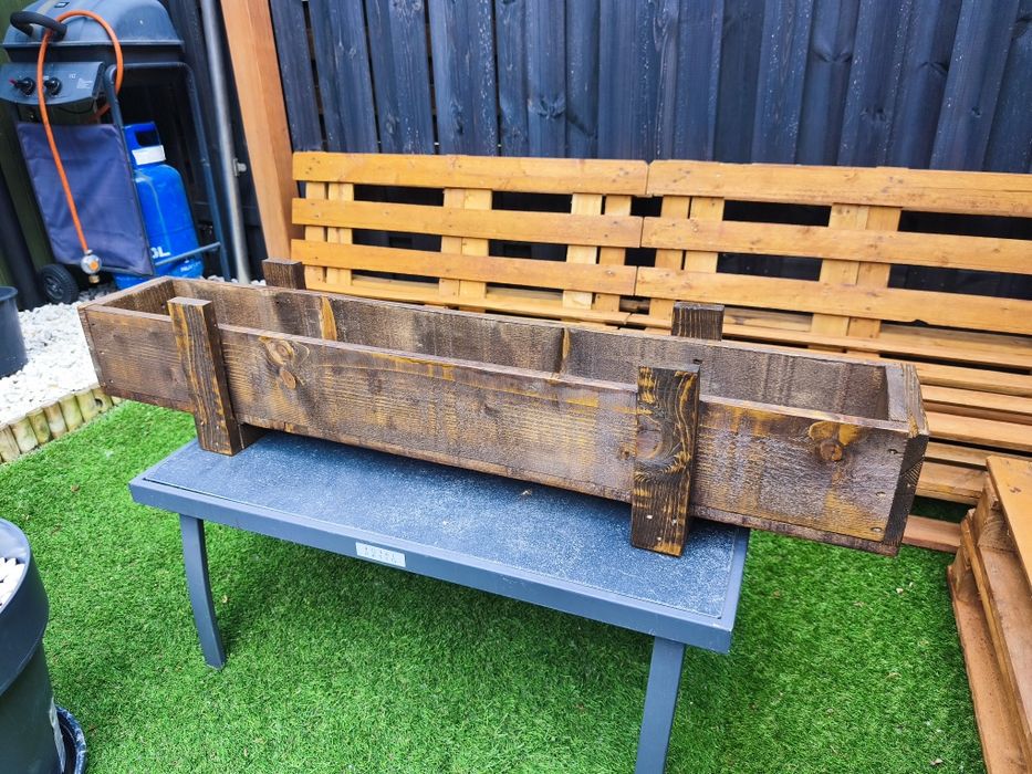 Donice ogrodowe, drewniane duże