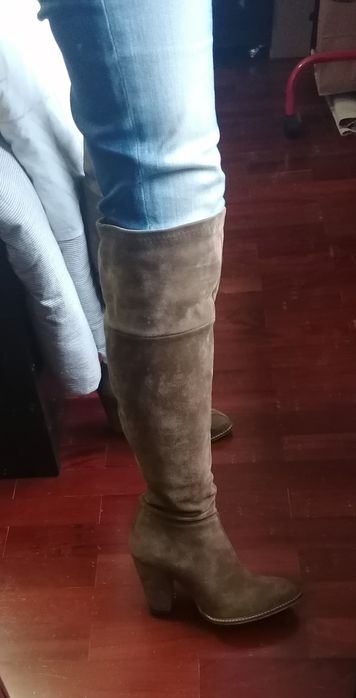 Botas Zara pele 38