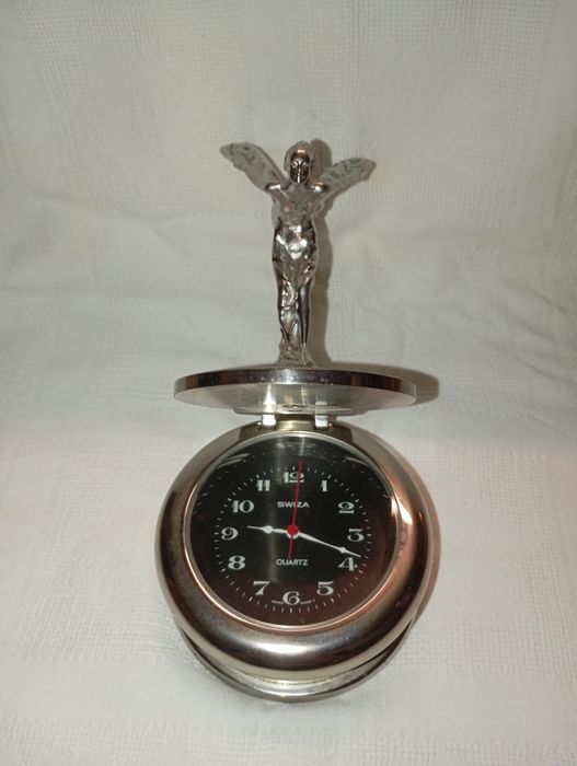 Relógio de mesa ROLLS ROYCE "espírito de êxtase" da SWIZA