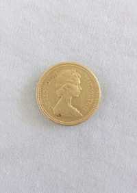 Moneta kolekcjonerska one pound 1983 decus et tutamen z błędem (2 szt)