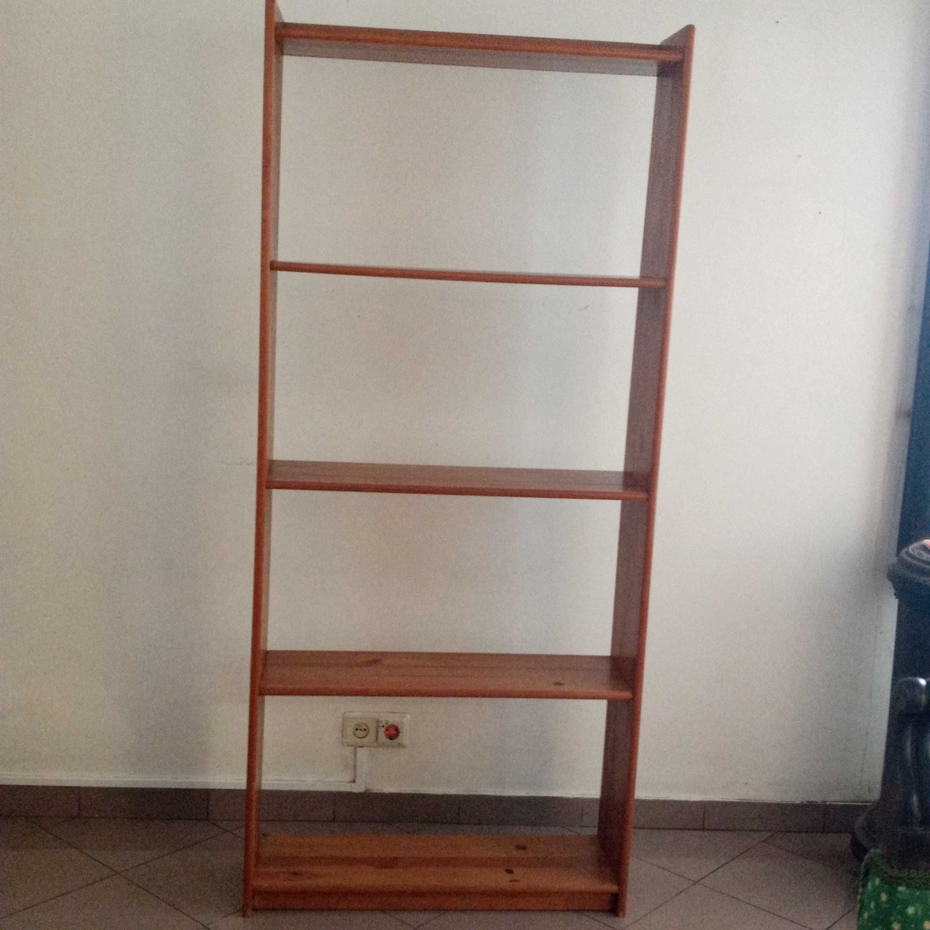 Estante de pinho 1,8/79 quatro prateleiras