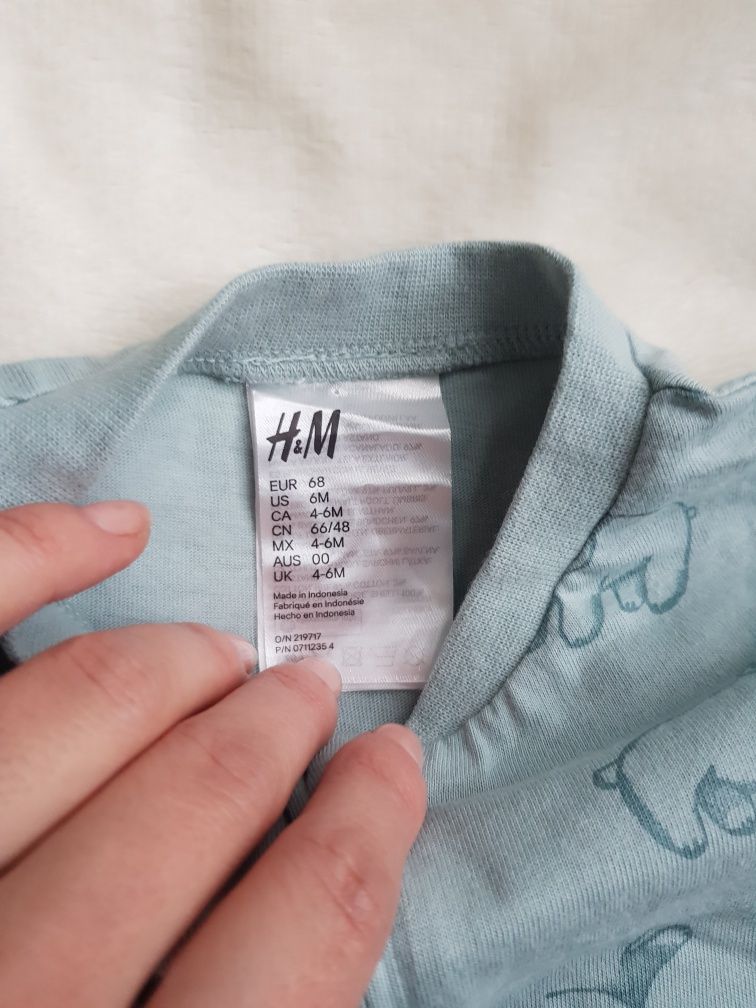 Чоловічок H&M хлопчик 68см піжама