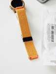 Nowy Pomarańczowy pleciony  pasek 20mm do smartwatcha  elastyczny