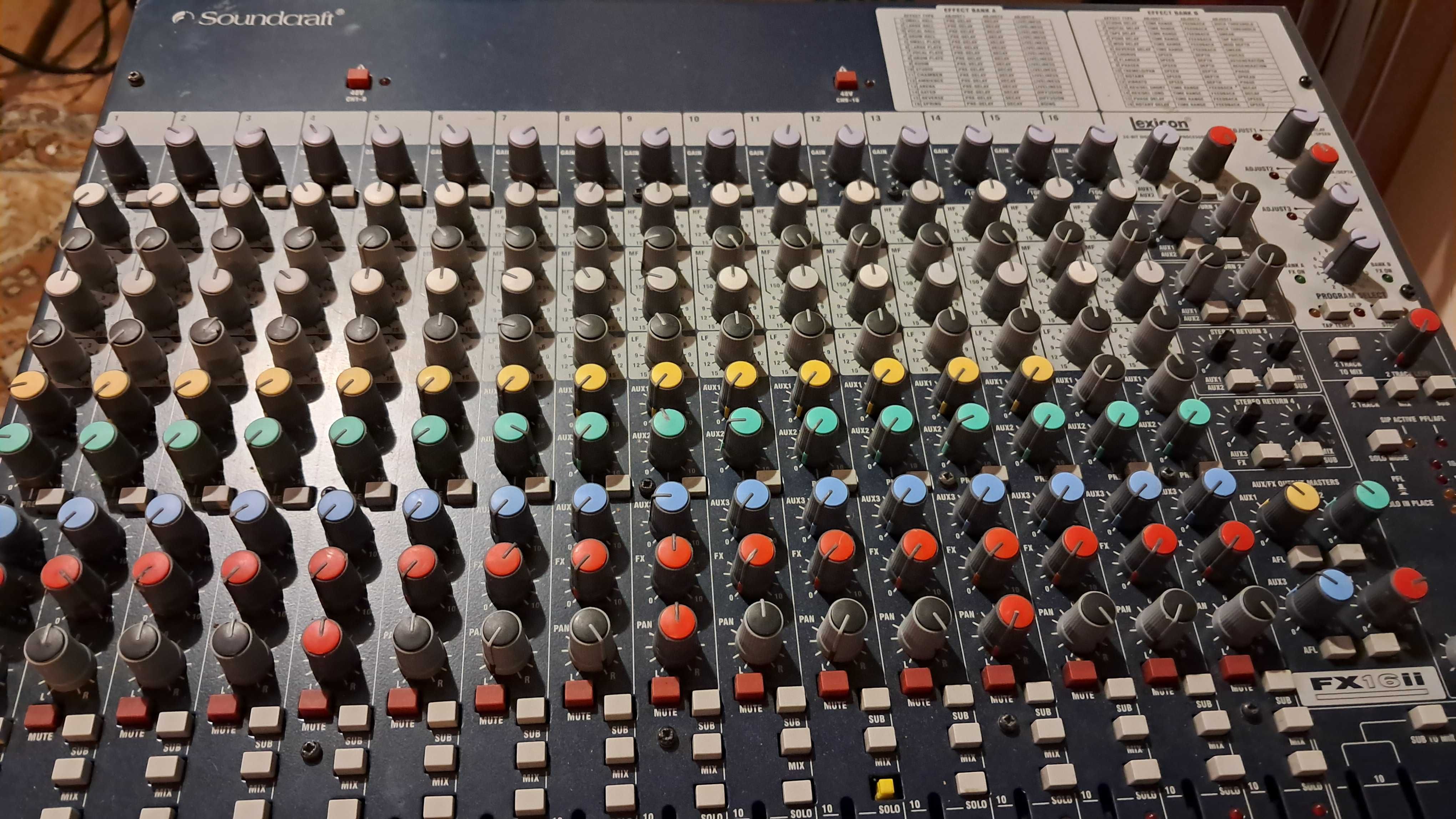 Soundcraft FX16II mikser analogowy z efektami