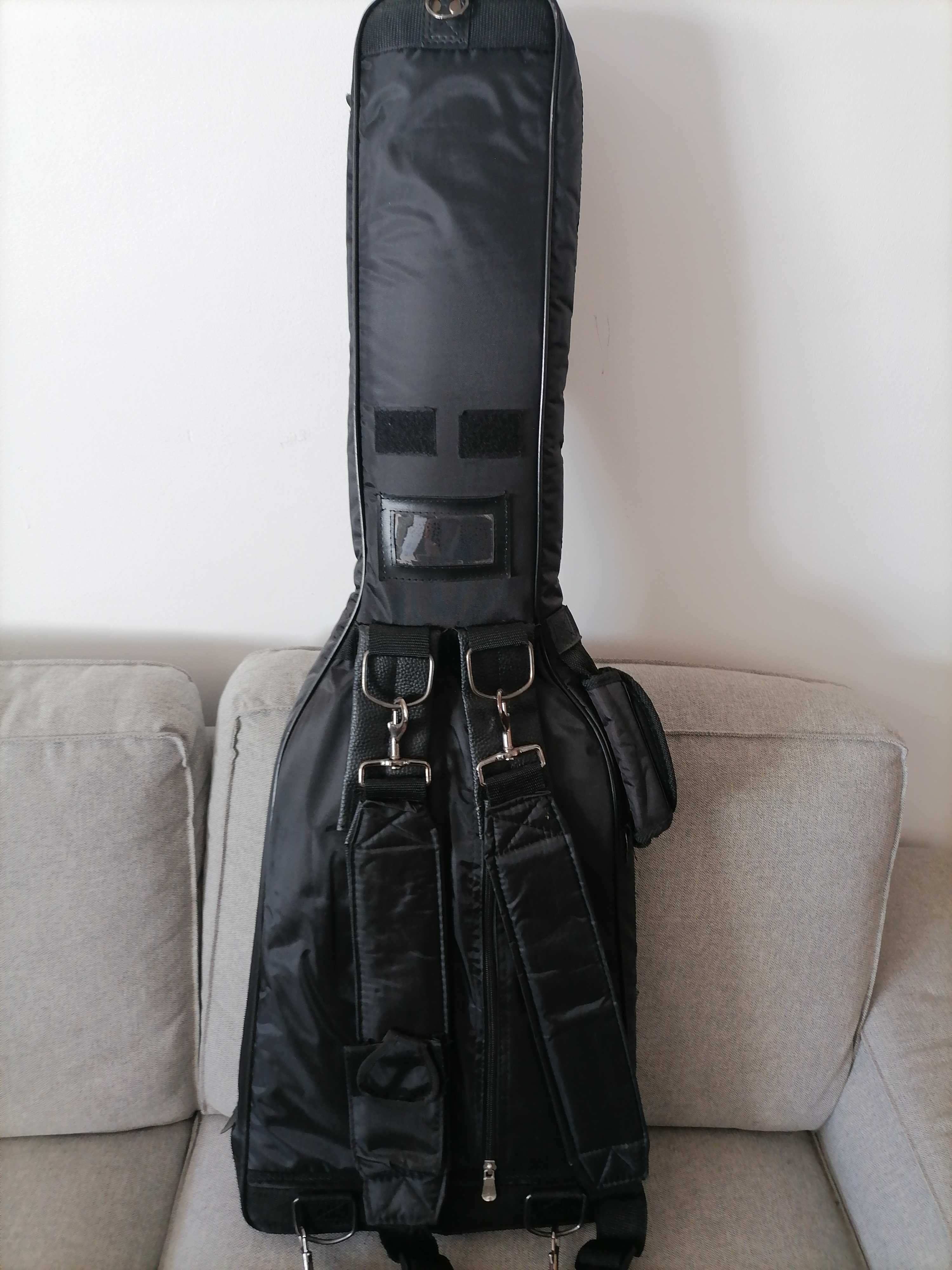 Capa / estojo almofadado guitarra elétrica.