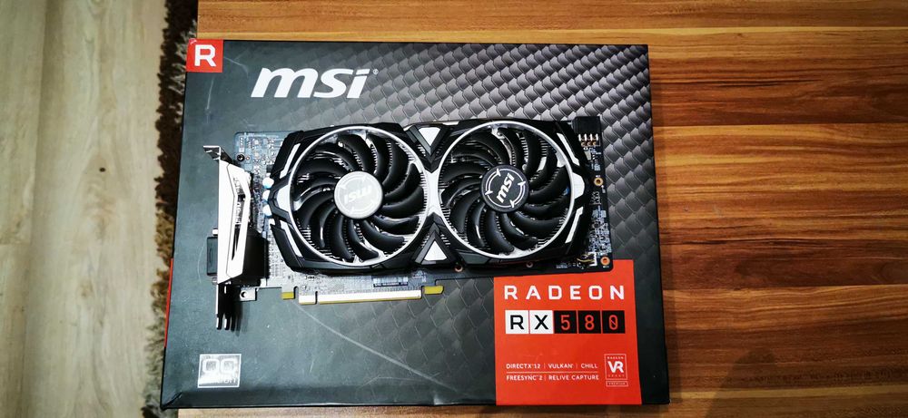 MSI armor RX580 8gb oc