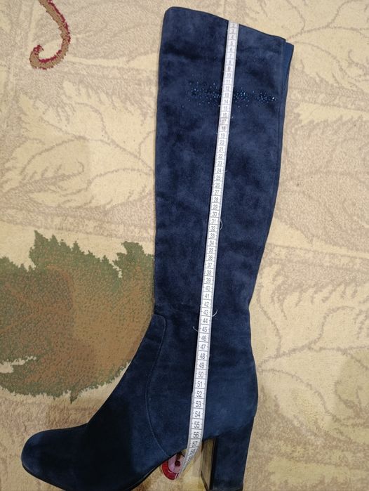 Сапоги женские , натуральная замша