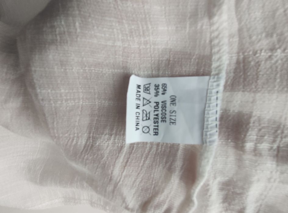 Жіноча біла сорочка з довгим рукавом, легка пляжна накидка

Ткани