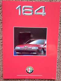 ALFA ROMEO 164 2.0 / 3.0 V6 - 1990 - prospekt 30 stron *WYPRZEDAŻ !