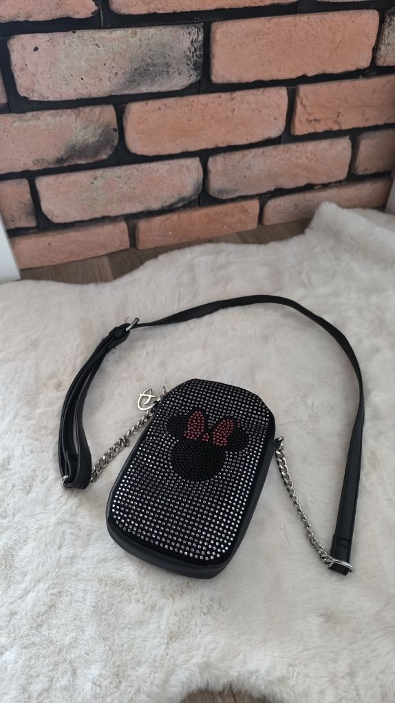 Saszeszka myszka Minnie mała torebka, nerka etui na telefon portfel